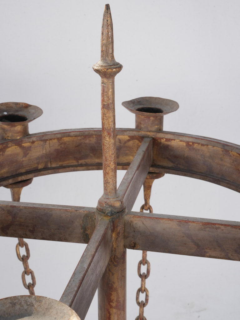Historic ambiance iron candelabras
