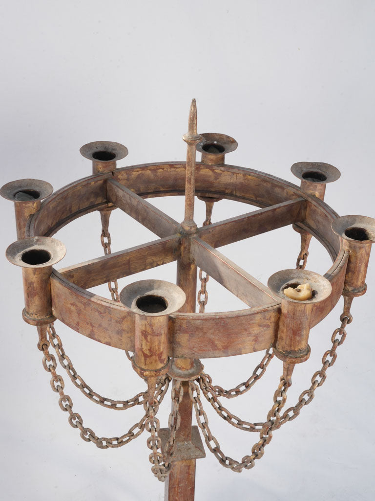 Timeless design forged iron candelabras