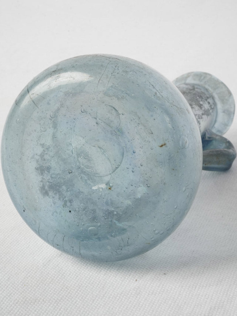Elegant handcrafted scavo glass vase