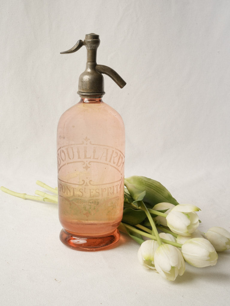 Rare antique French soda siphon
