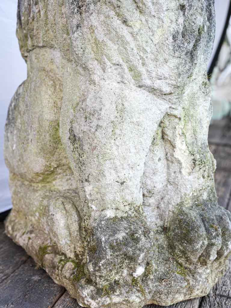 Weathered limestone decor pieces