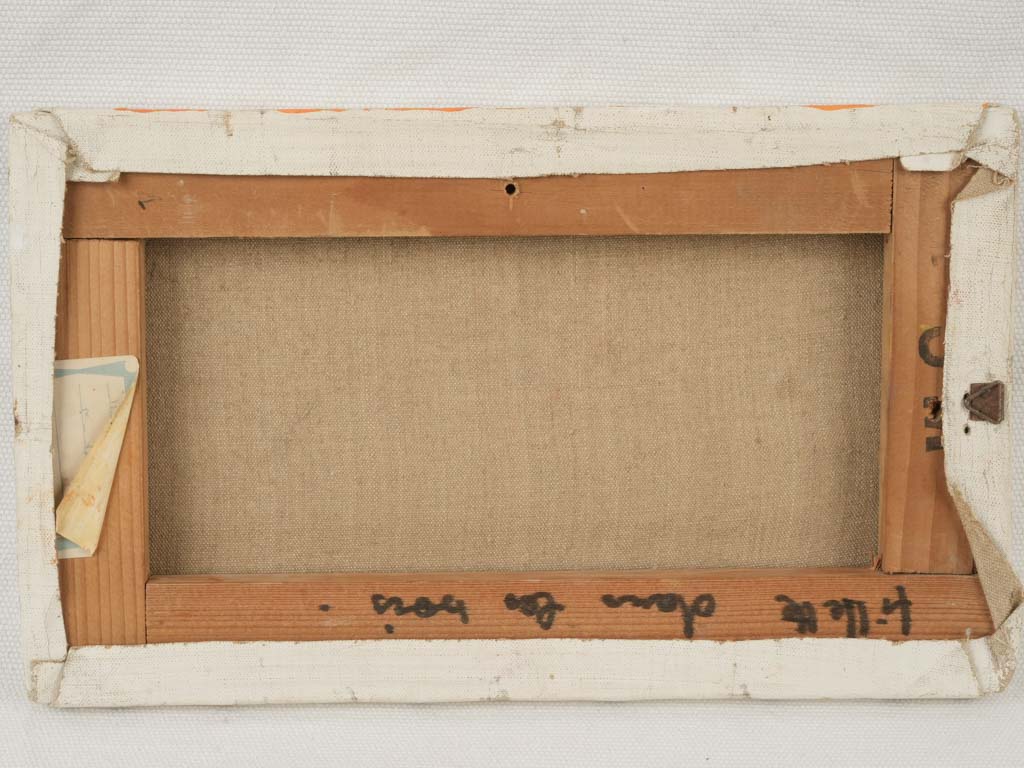 Companionable scene, modern art canvas