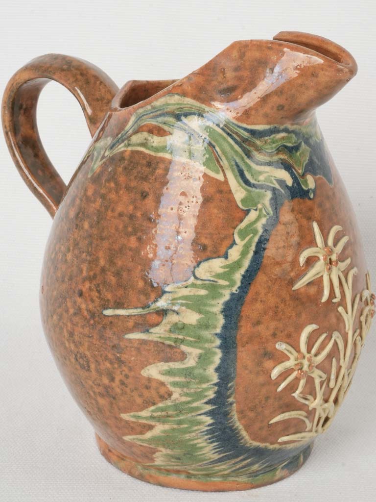 Colorful Alpine Edelweiss Savoy Pitcher