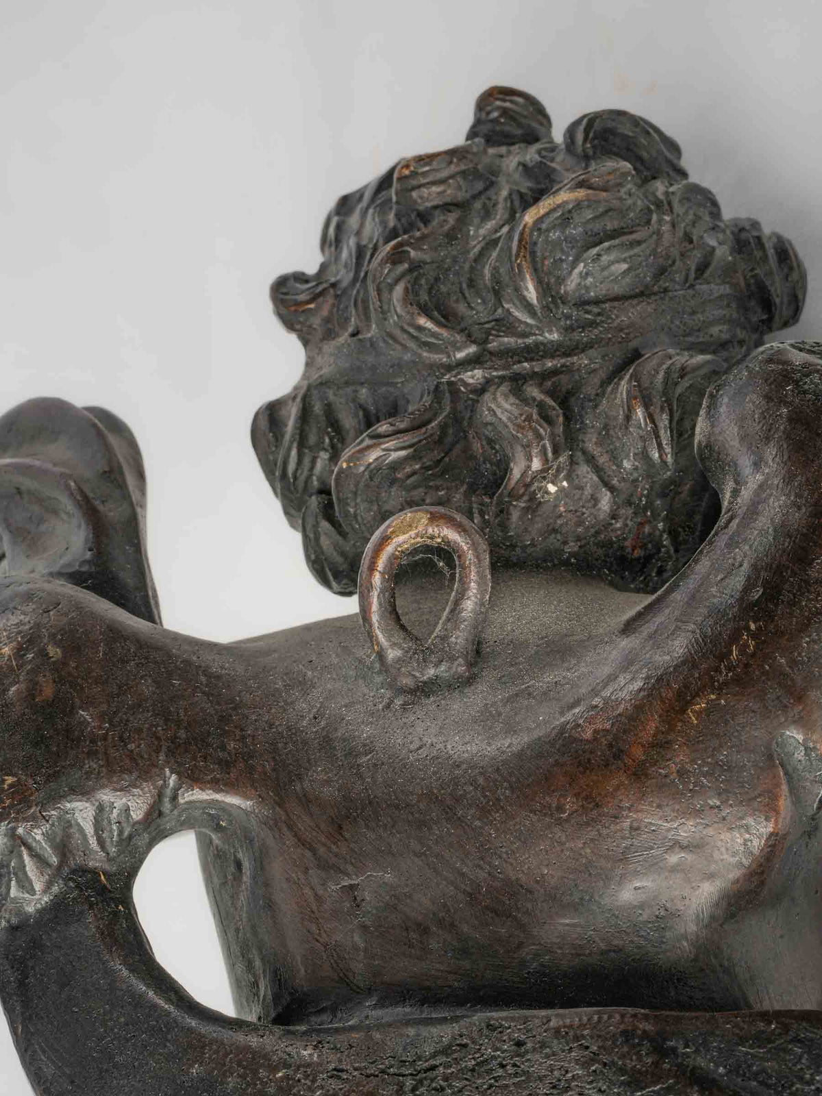 Pair of 19th-Century Bronze Cherubs, After Carpeaux, w/ Generous Bronze Casting - 16¼"