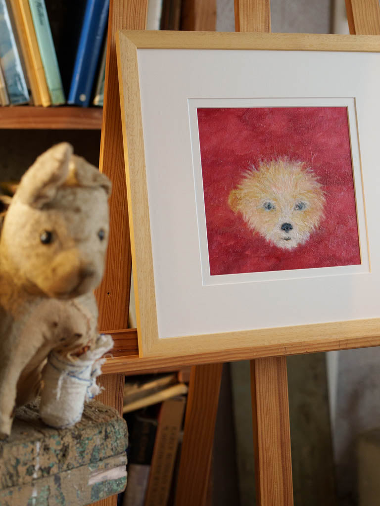 Small Contemporary Painting By Karibou - Kalyne - 14¼" x 14¼"