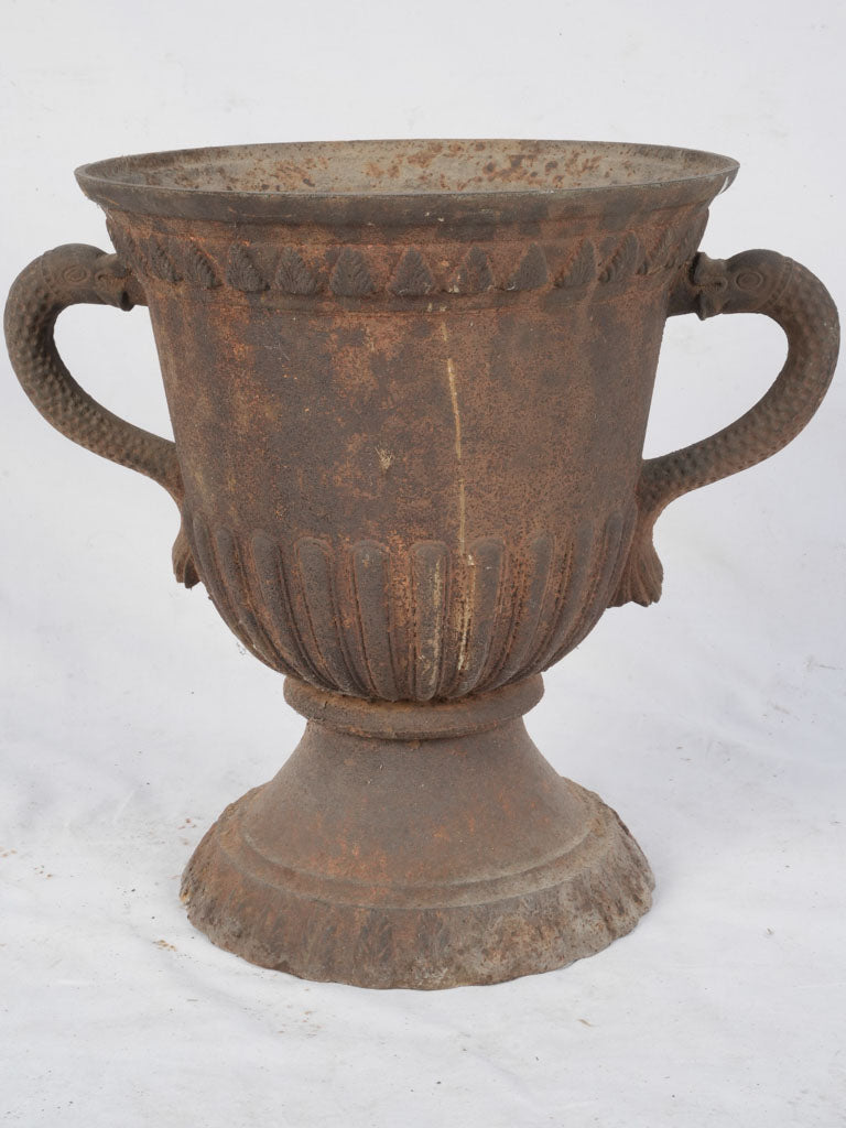 Durable cast iron planter