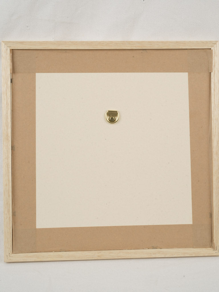 Small Contemporary Painting By Karibou - Lettre à Niels (A letter to Niels) - 15" x 15"