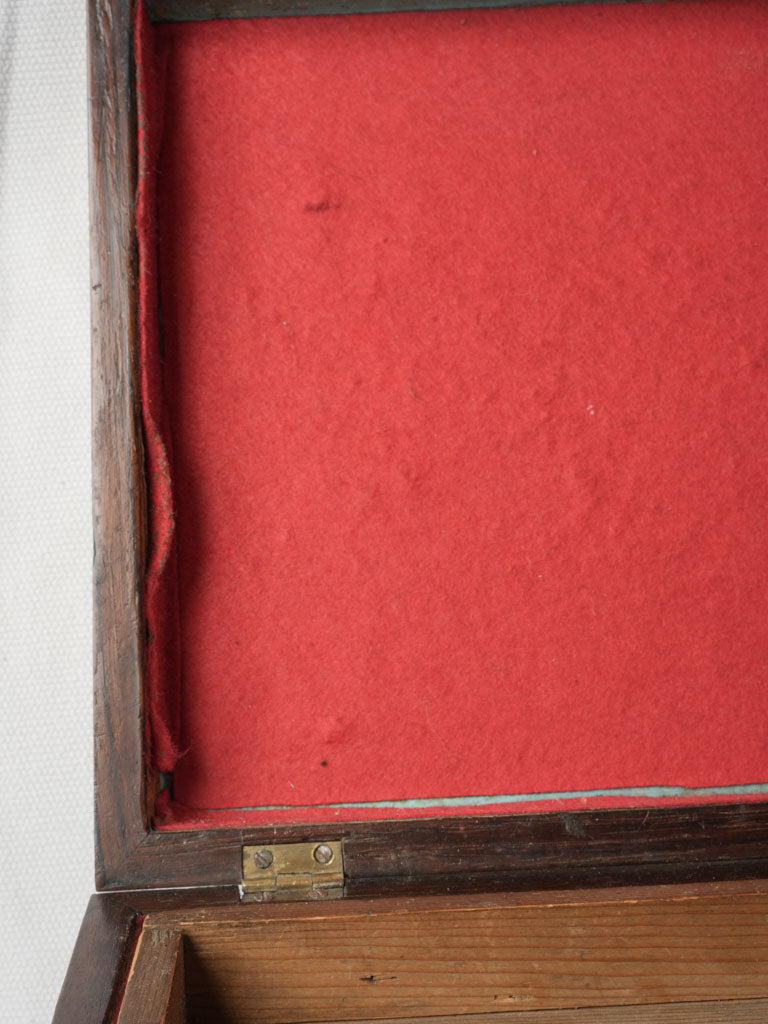 Authentic vintage rosewood divider box