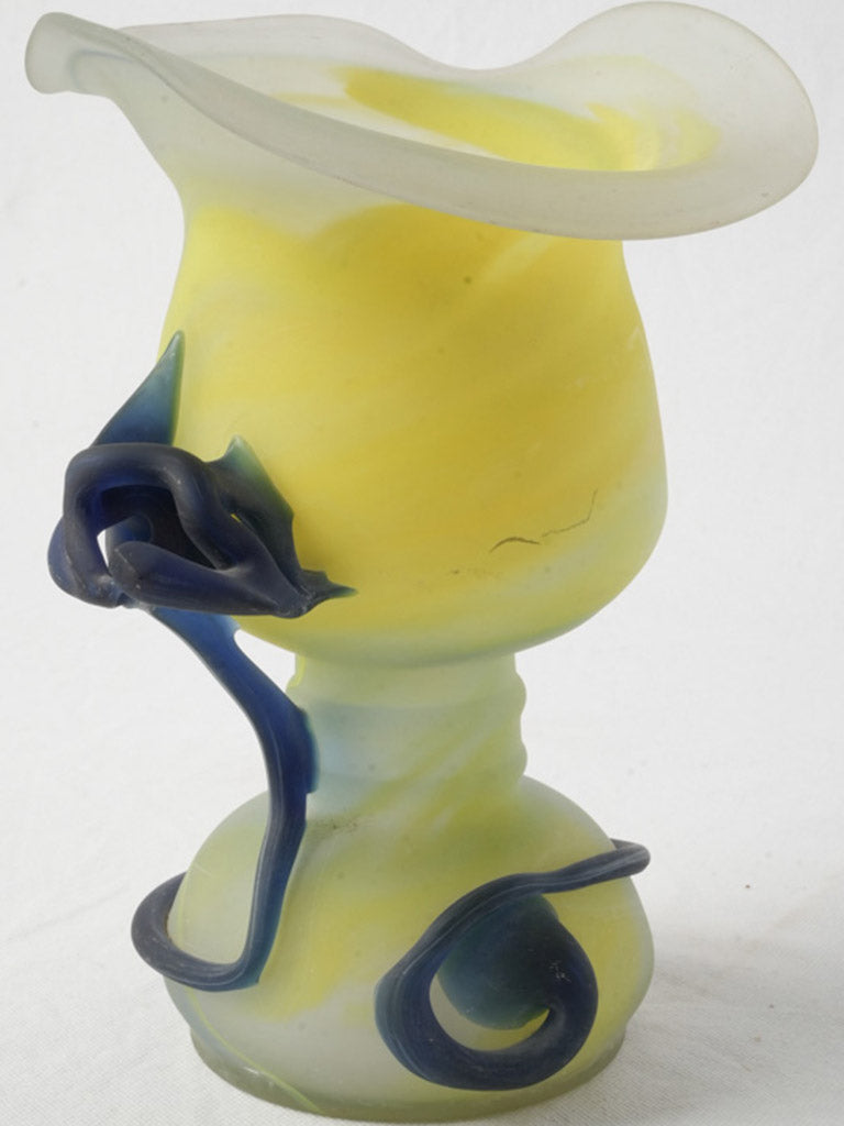 Hand blown Murano glass vase