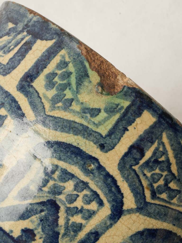 Charming stippled ceramic covered pot