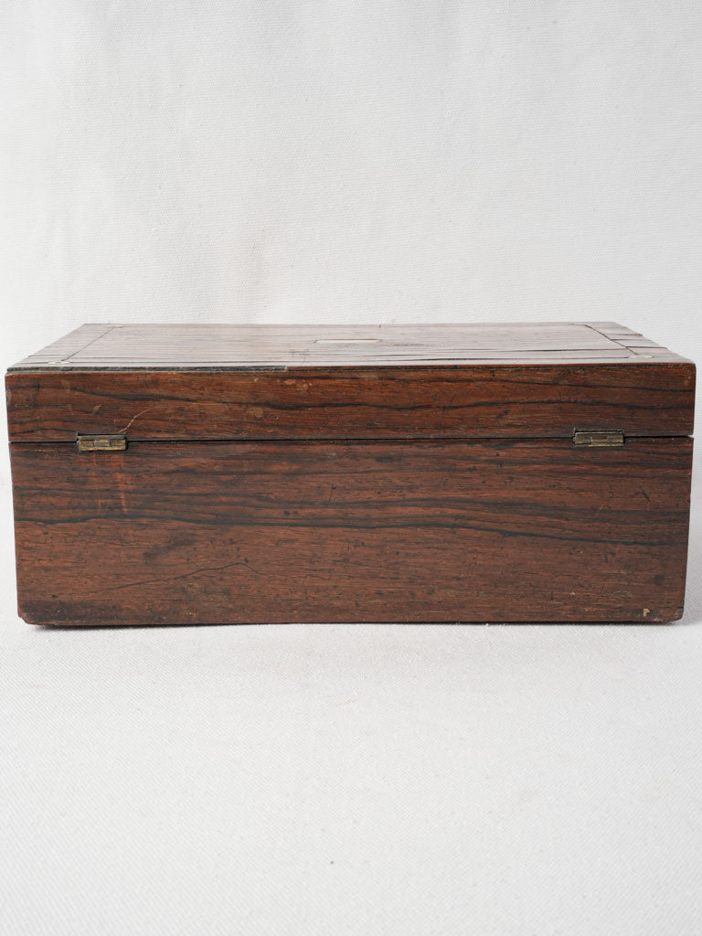 Aged rosewood decorative home box