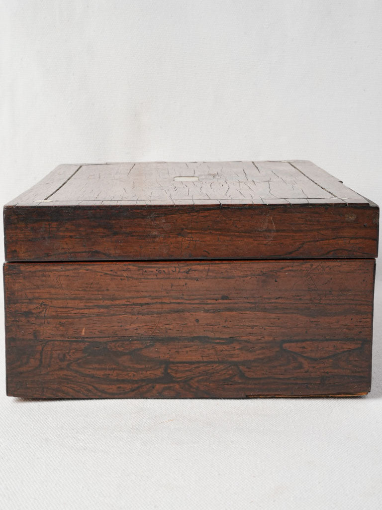 Collectible 19th-century wooden box