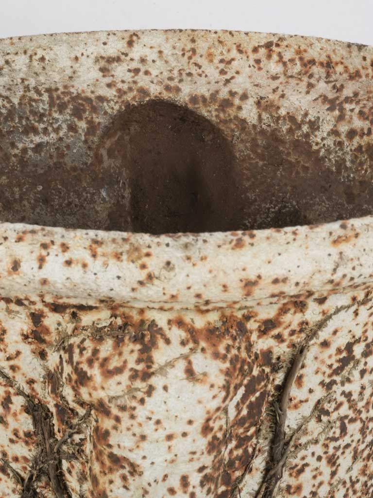 Historical Rouen crafted iron urns