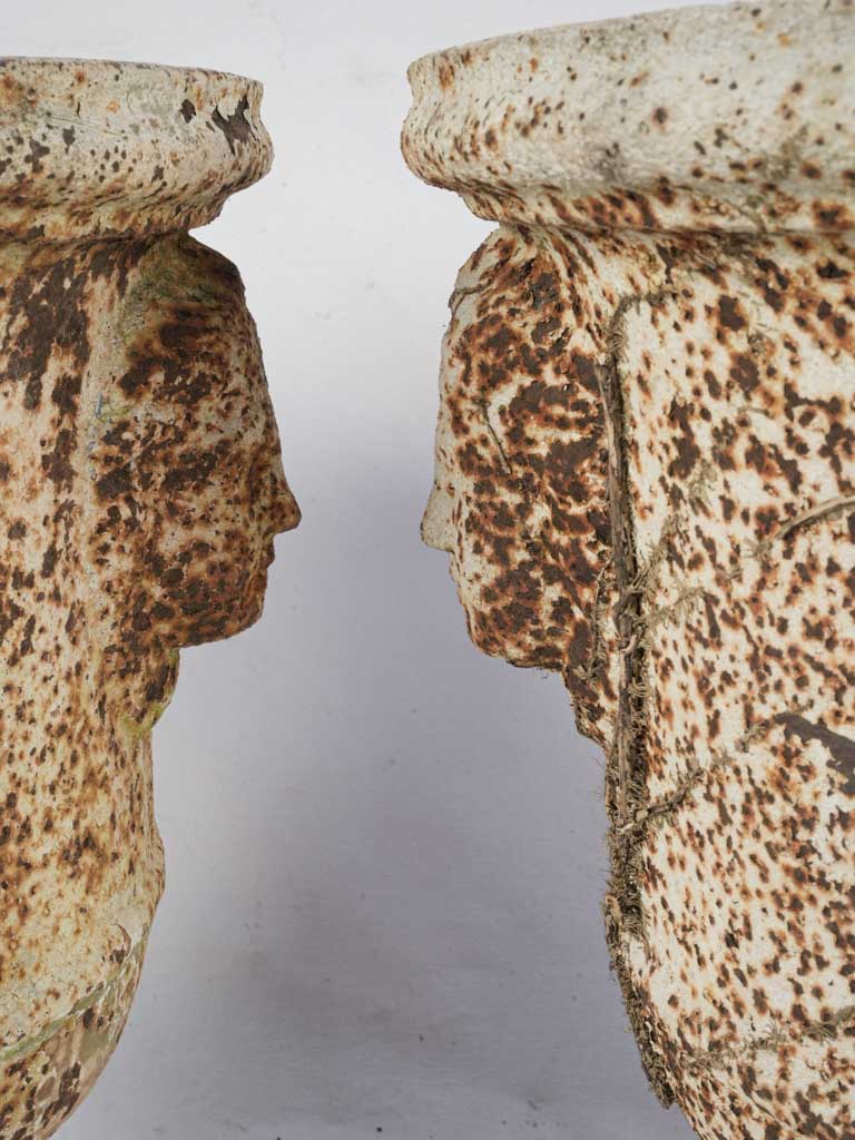 Refined neoclassical French garden planters