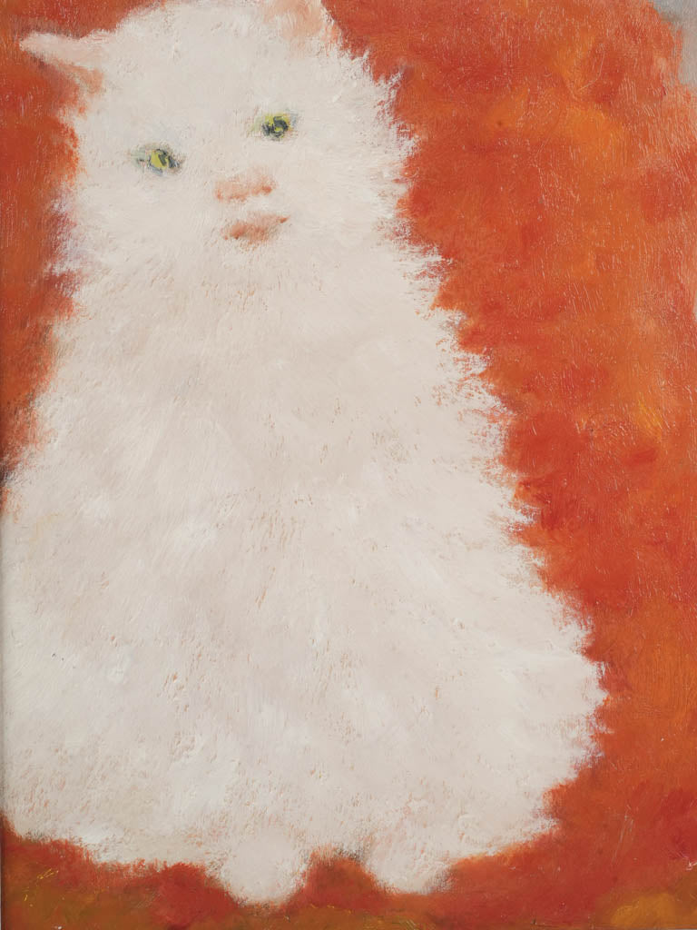 Small Contemporary Painting By Karibou - Le Charme (Charm) - 15" x 15"