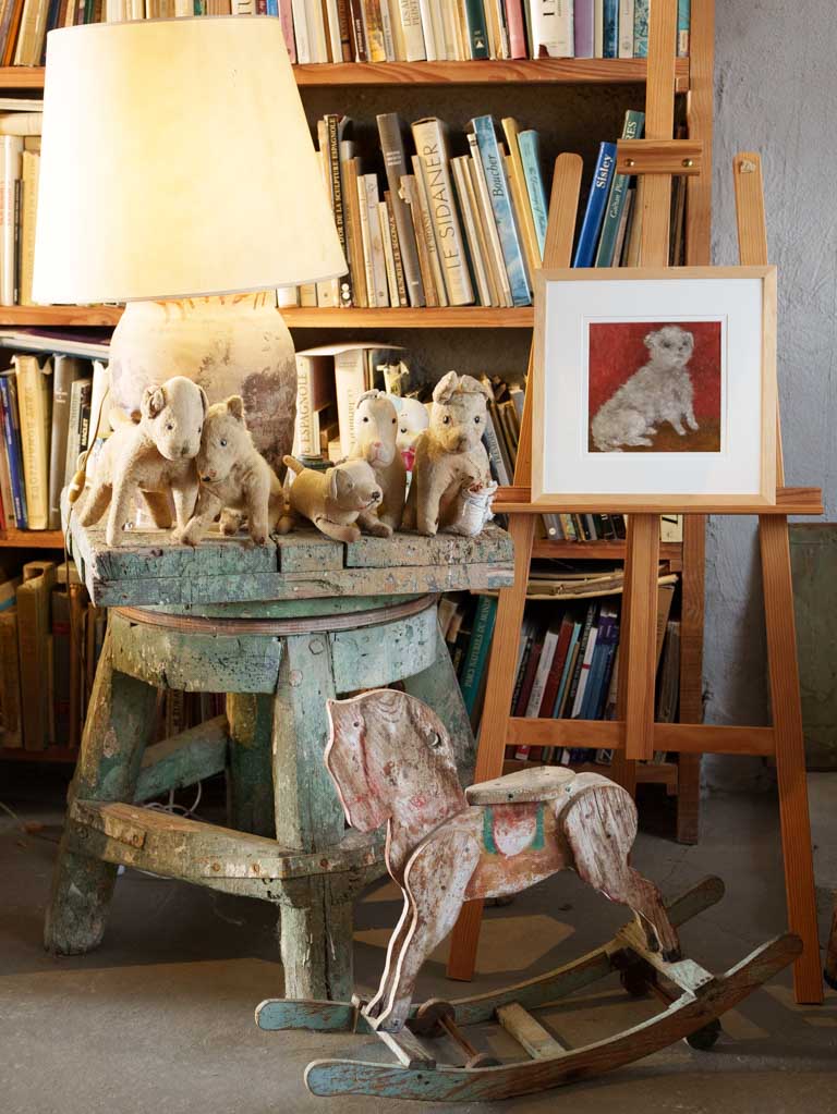 Small Contemporary Painting By Karibou - Joya - 14½" x 14½"