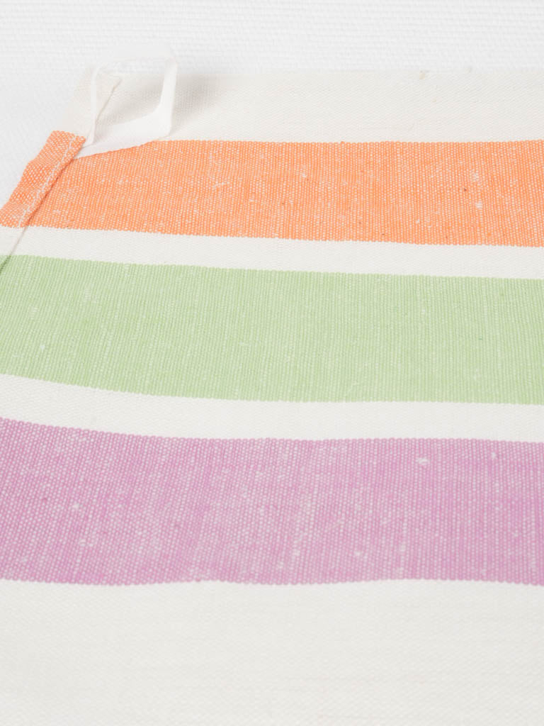 Charming sherbet-hued dish towels