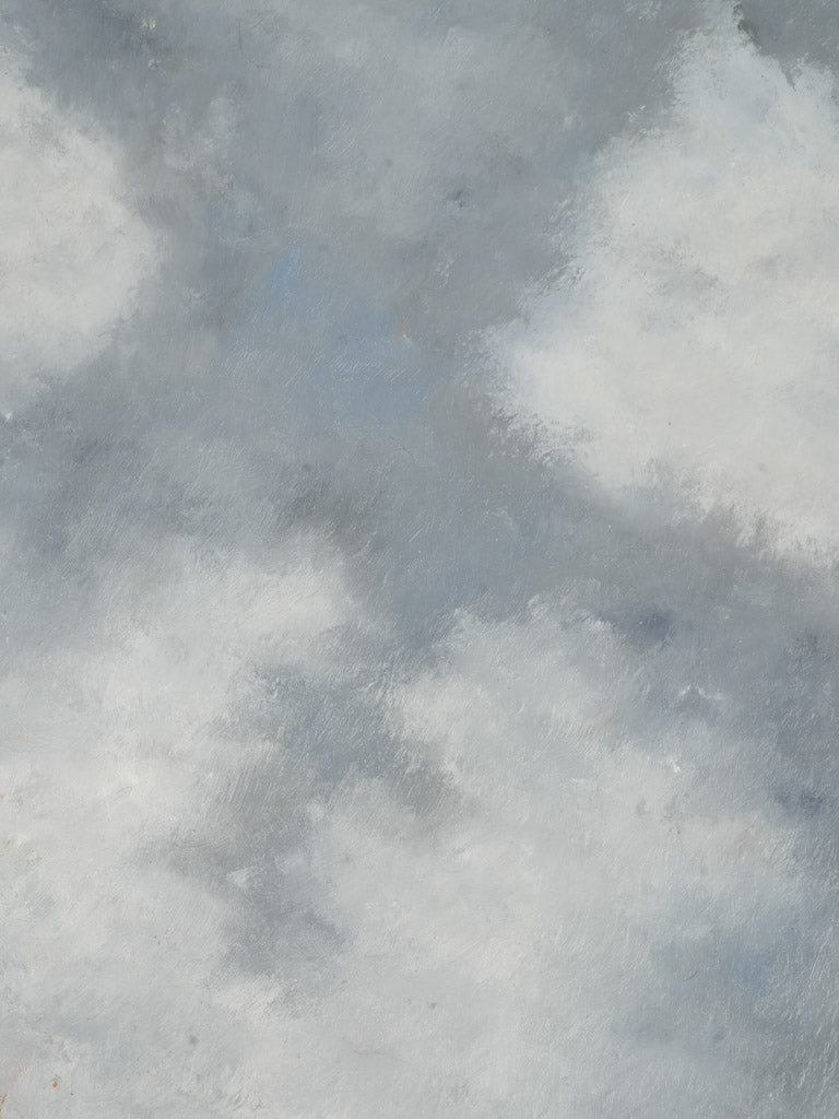 Softly blended color canvas