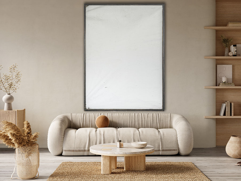 Elegant 19th-century wall mirror