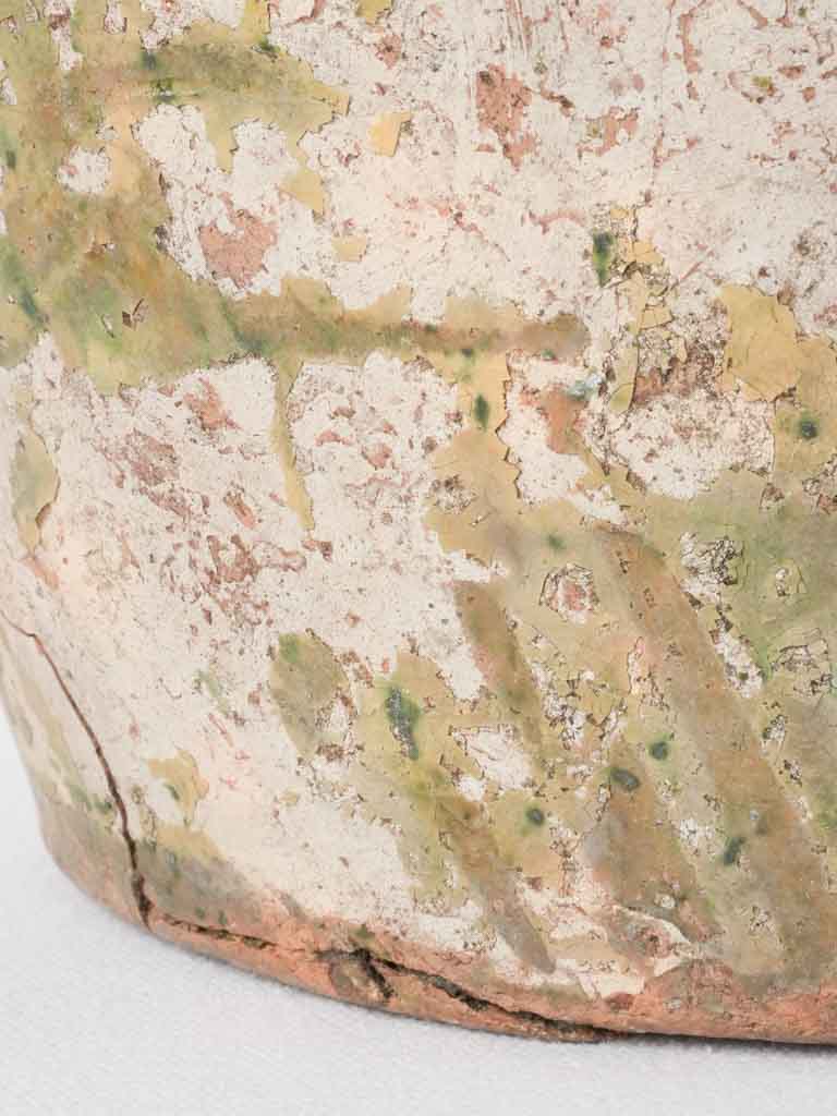 Traditional French glazed walnut jar