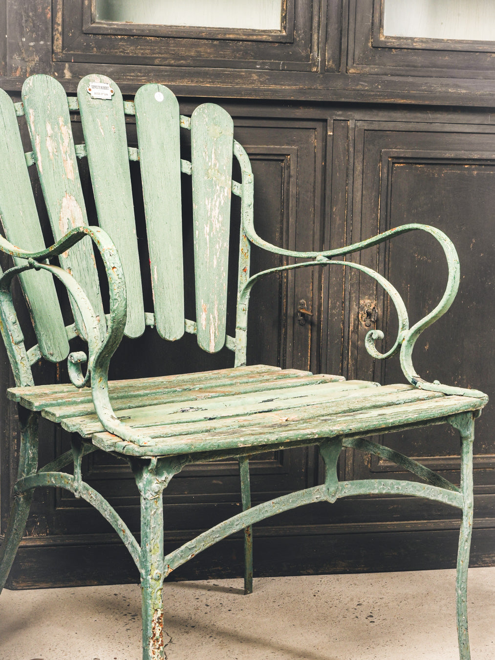 Art Deco style patio seating