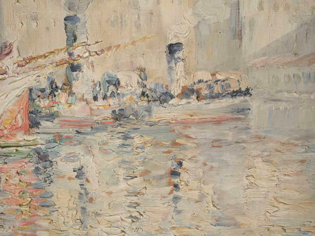 Iconic Marseille harbor maritime seascape art