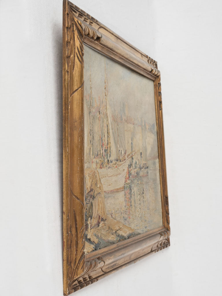 Historic maritime artwork - Port of Marseille