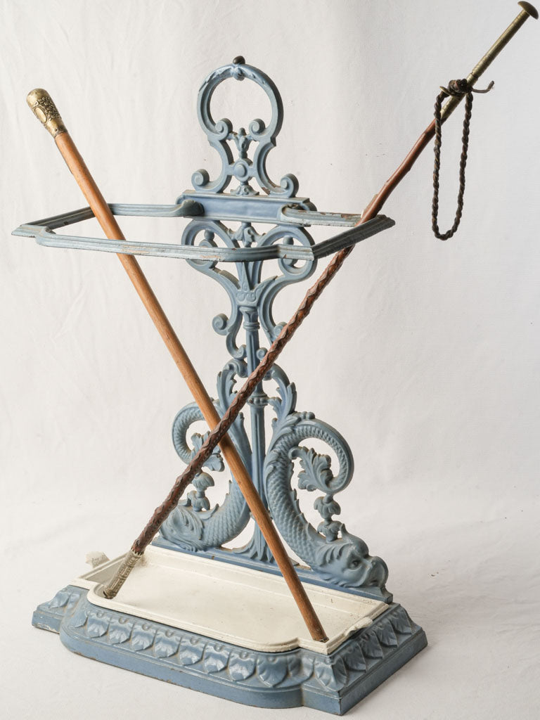 French blue umbrella holder
