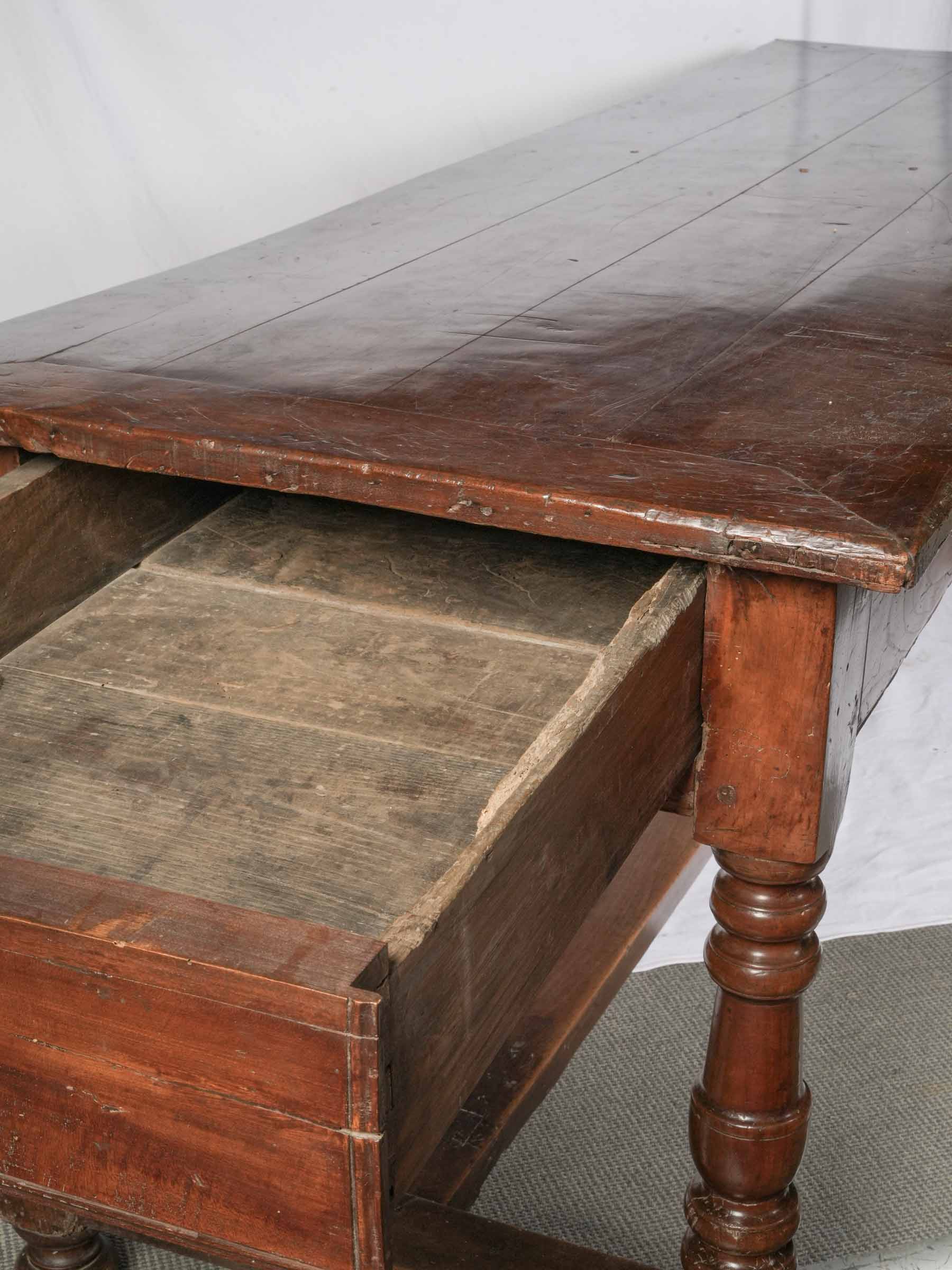 18th Century Walnut Farmhouse Dining Table - 88¼"