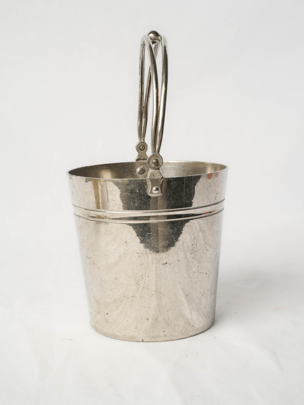 Art Deco Silver-Plated Ice Bucket, 1930s–50s - 9¾"