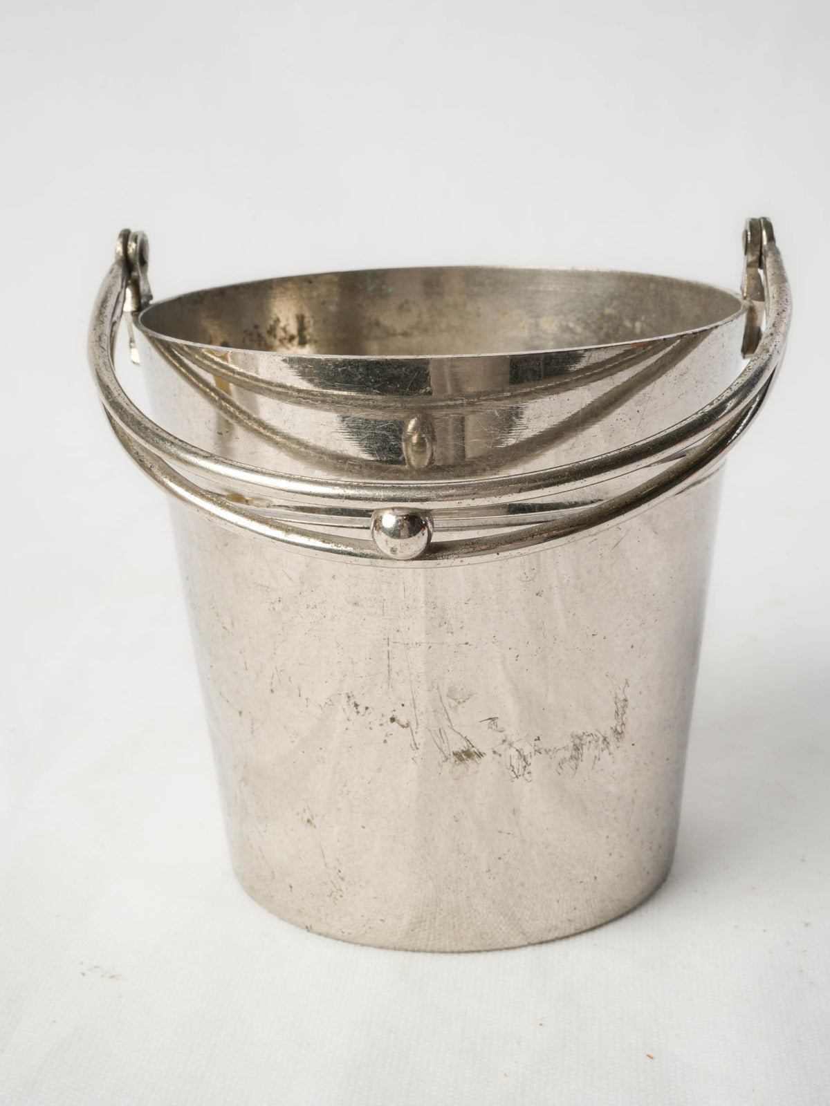 Art Deco Silver-Plated Ice Bucket, 1930s–50s - 9¾"
