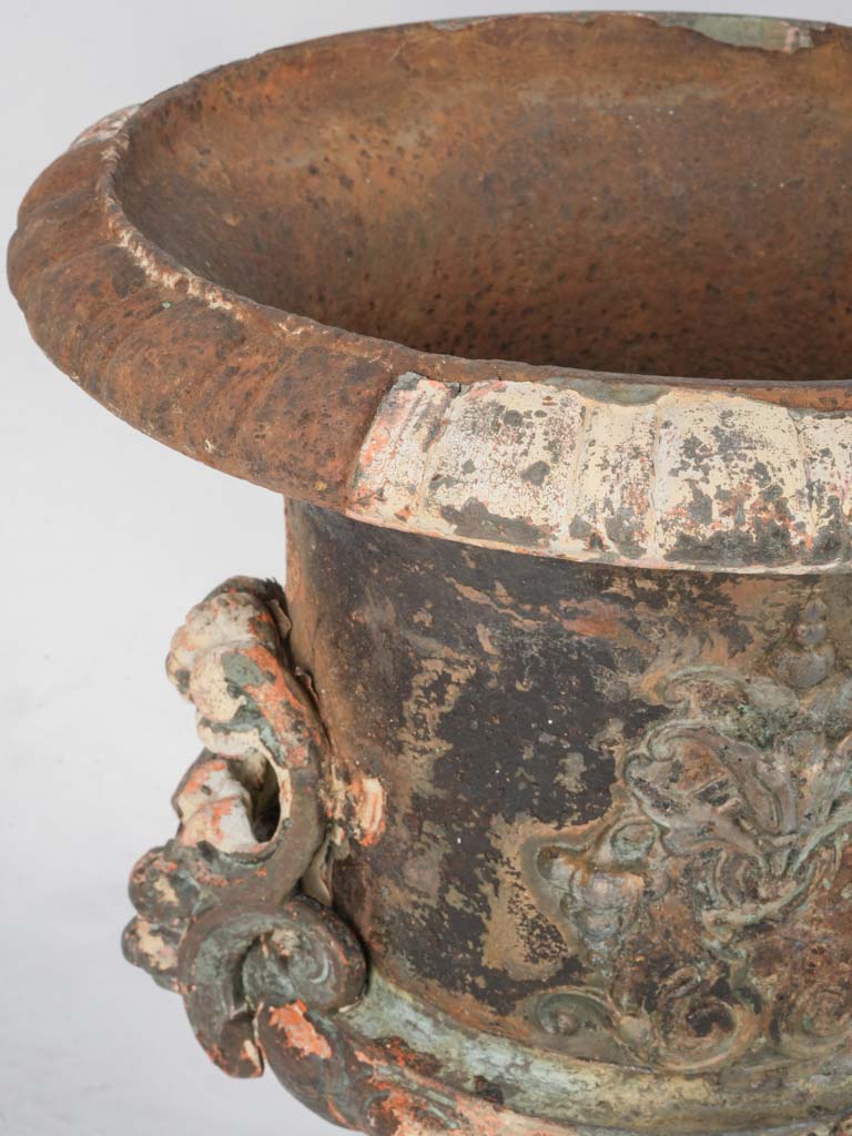 Ornate sculpted handle urns