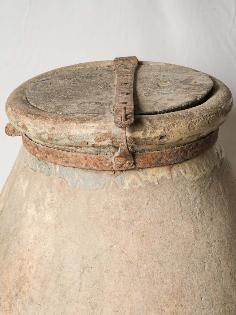 Substantial rustic jar