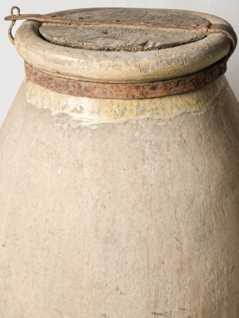 Warm-toned terracotta item