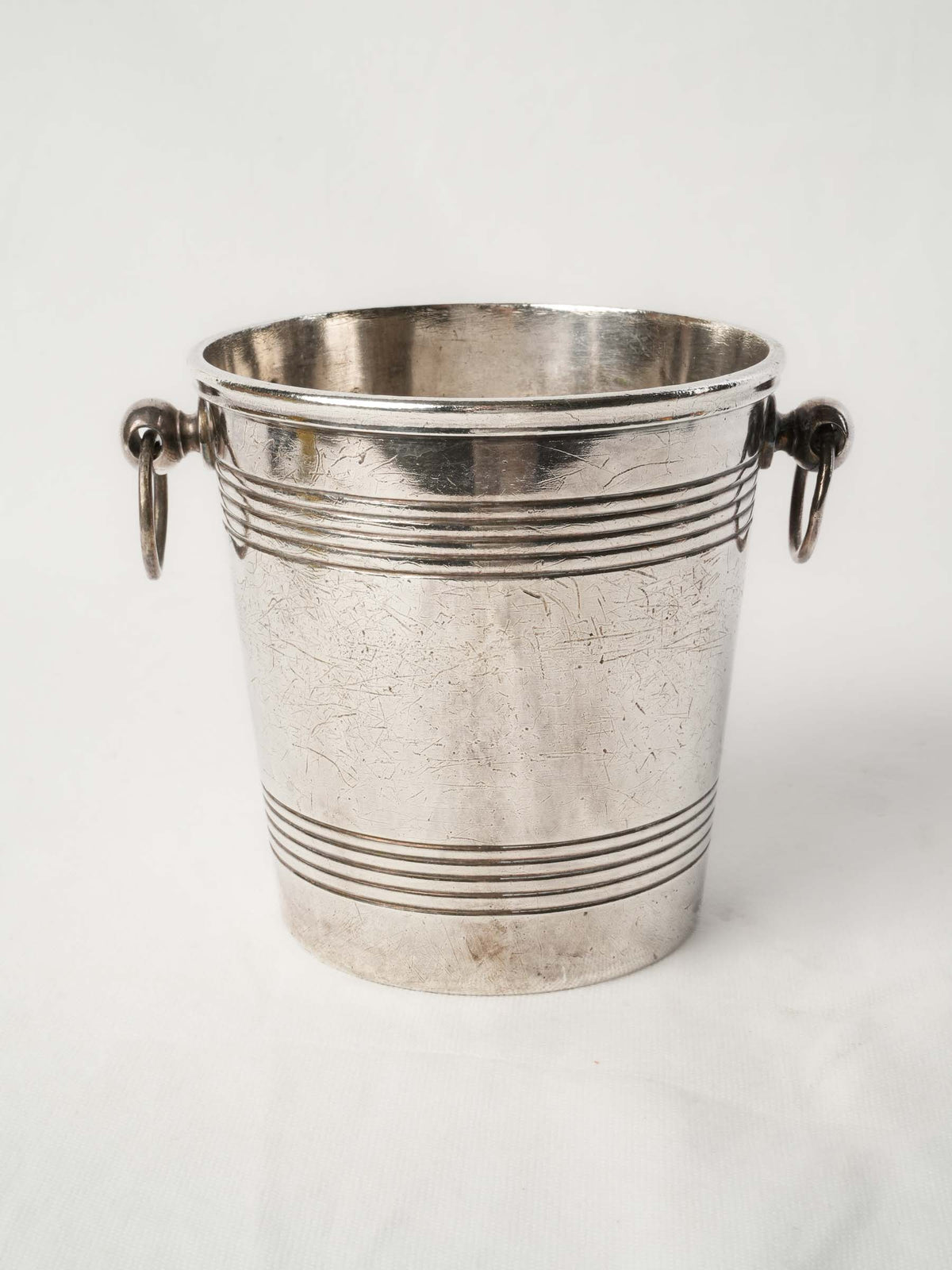 Art Deco Silver-Plated Ice Bucket or Small Wine Cooler by Ercuis, 1930s–40s - 6¼"