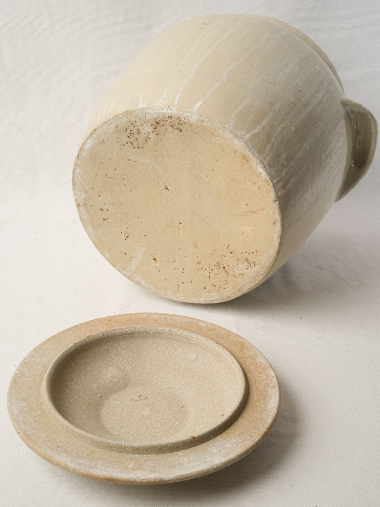 Elegant stepped lid salt jar