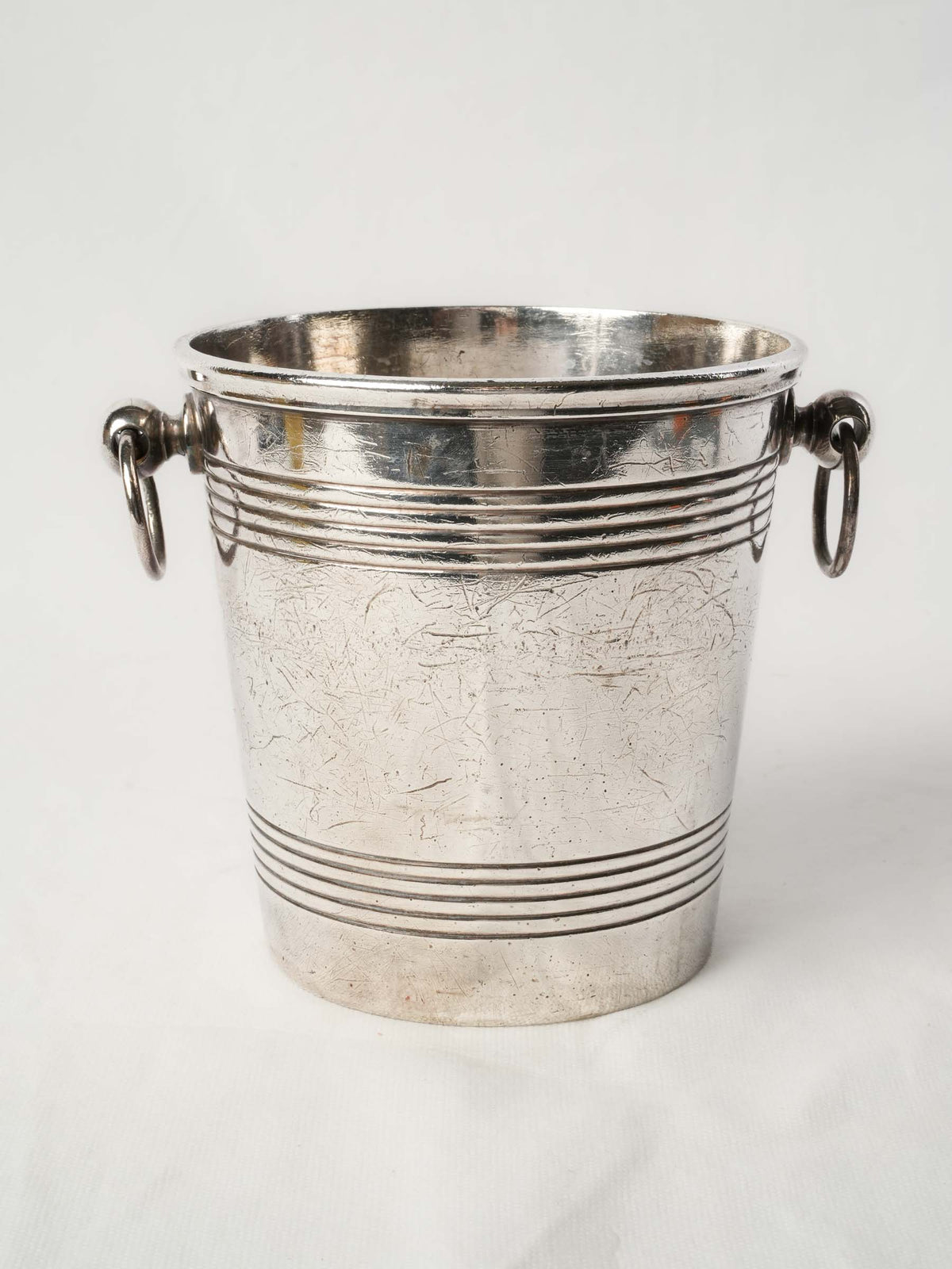 Art Deco Silver-Plated Ice Bucket or Small Wine Cooler by Ercuis, 1930s–40s - 6¼"