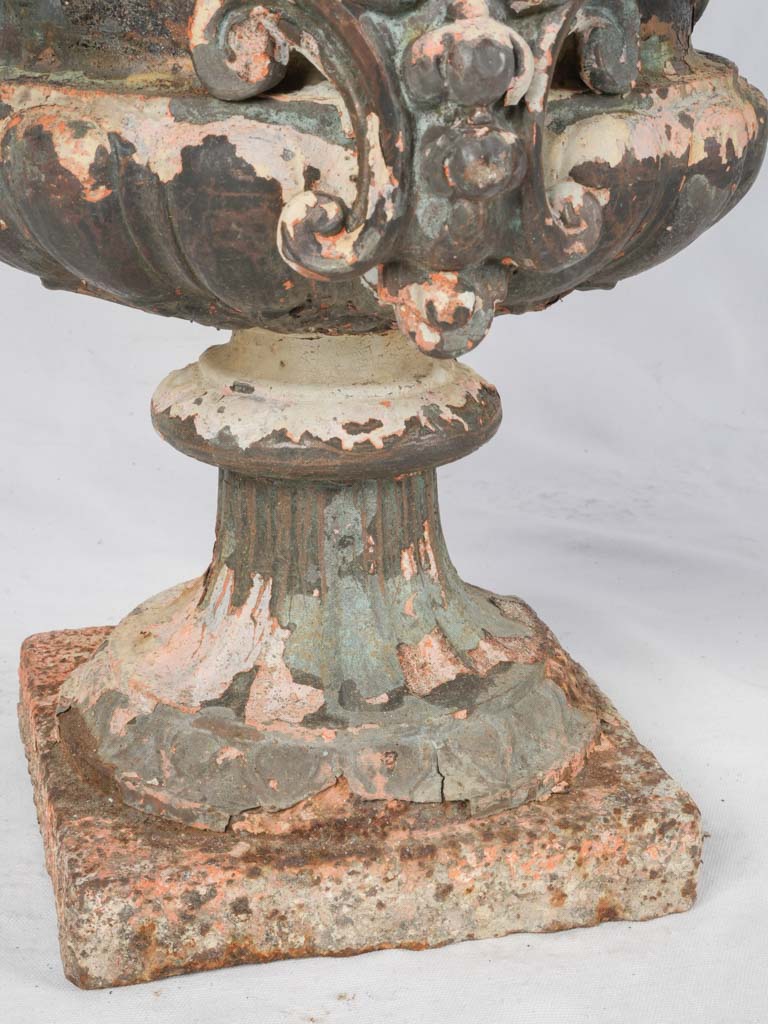 Stunning rustic white urns