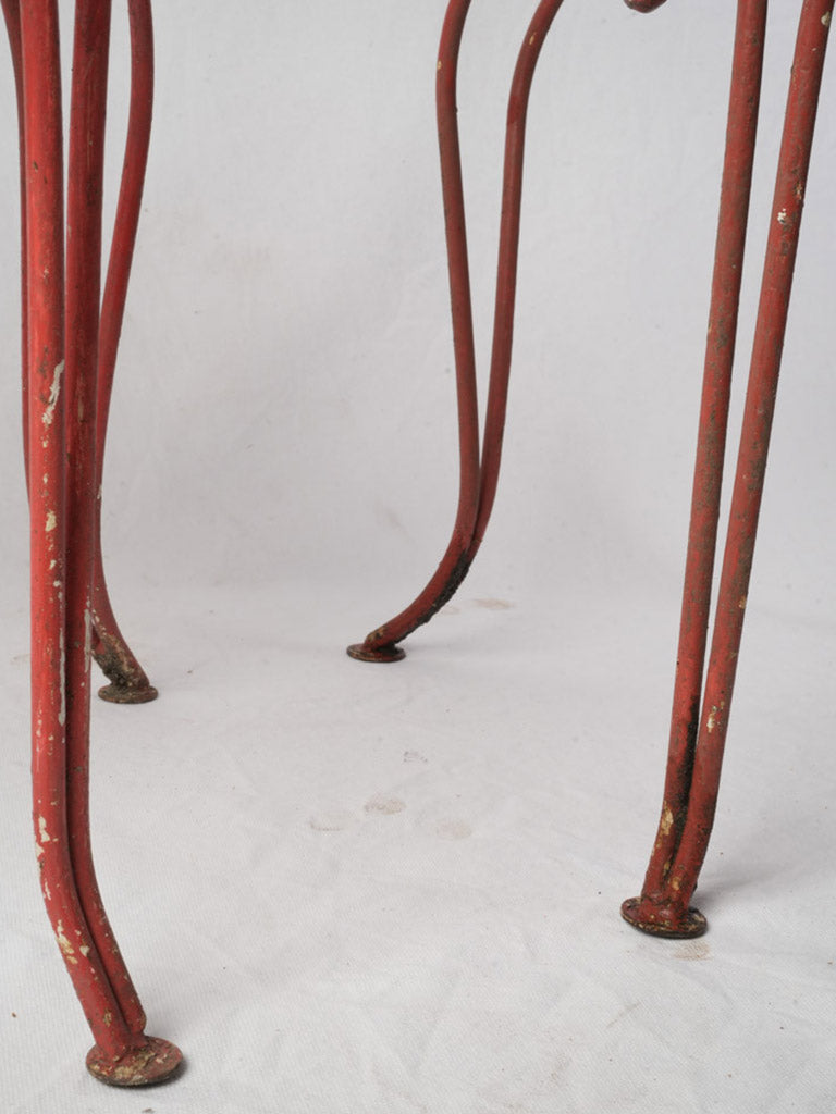 Charming vintage iron seating
