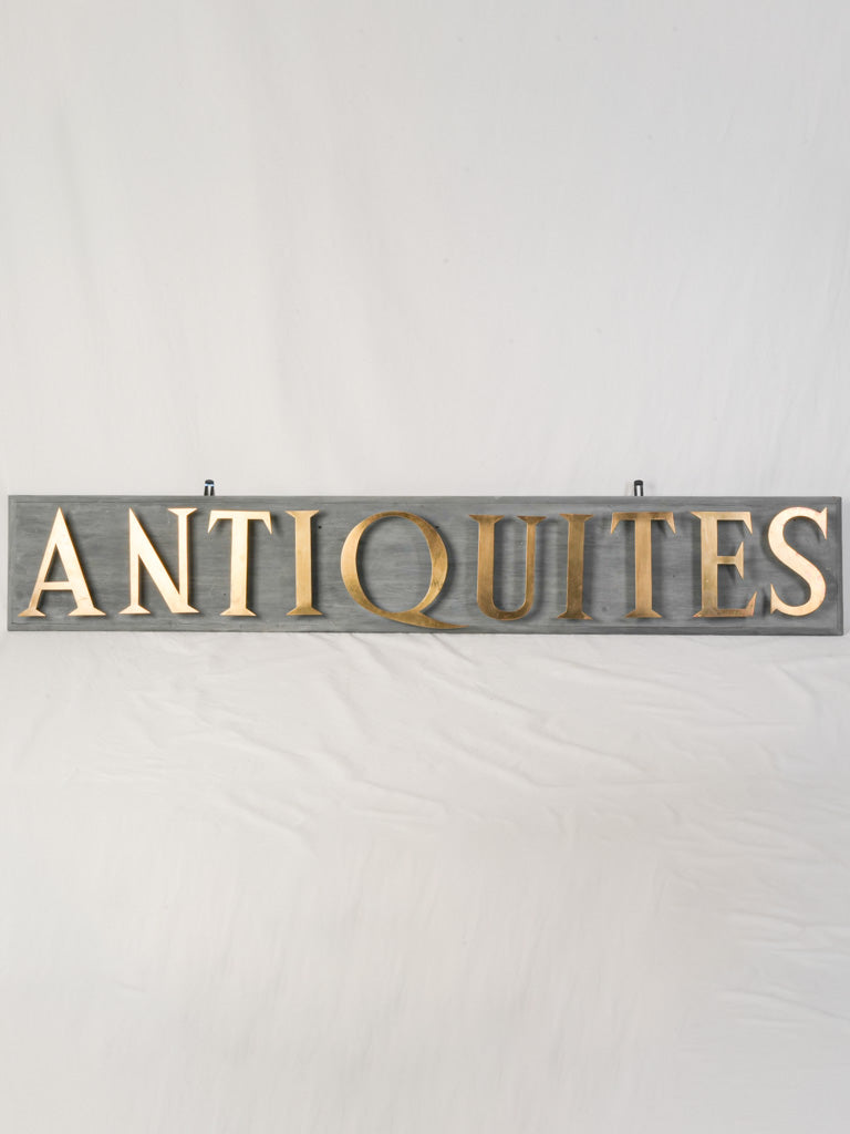 Vintage French wooden shop sign