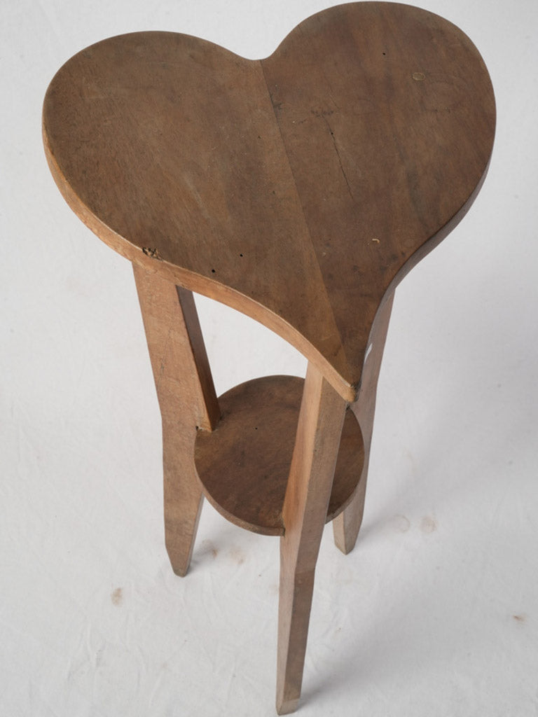 Handmade unique silhouette accent table