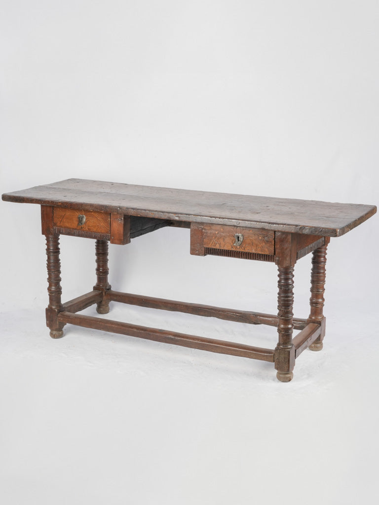 Antique rustic oak Spanish table