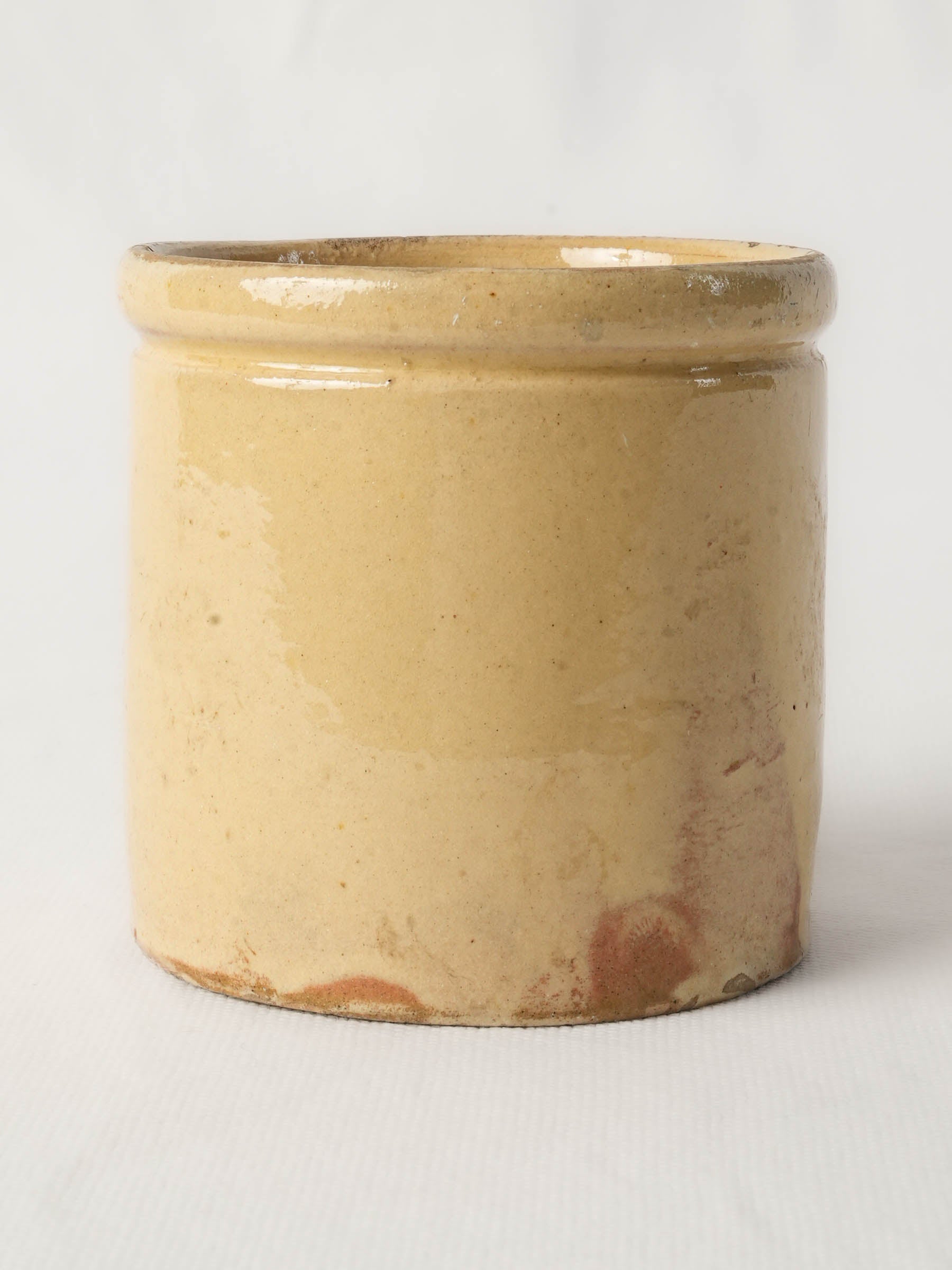 Rustic terracotta storage container