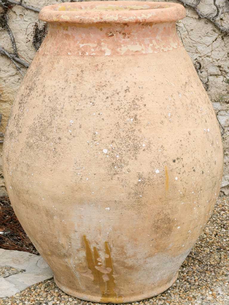 Authentic timeworn French terracotta vessel