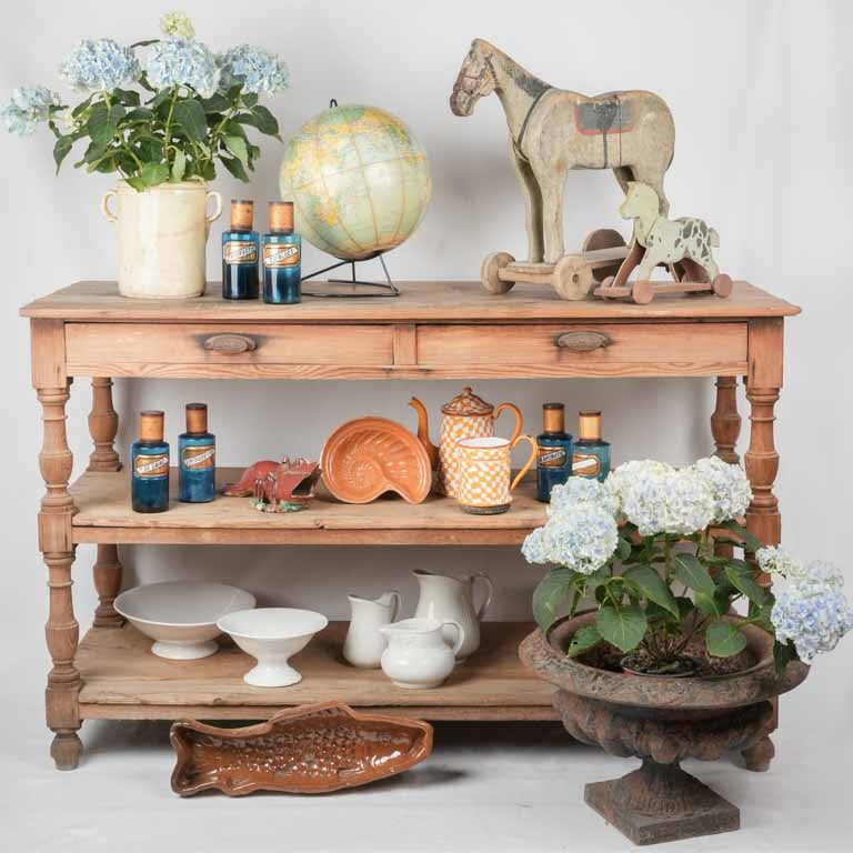 Antique French urn with detailed features