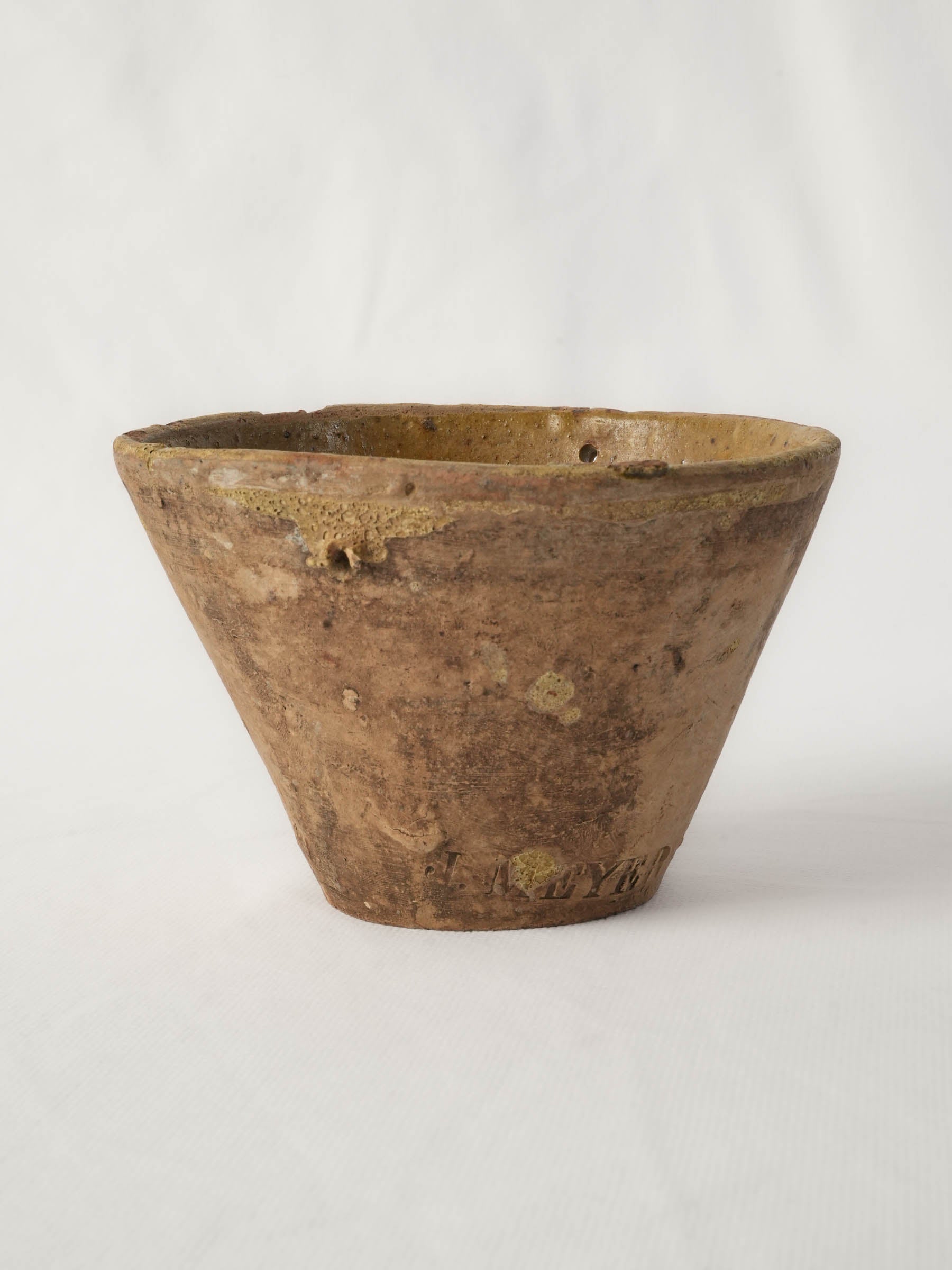 Antique French Terracotta Pine Resin Collector Pot - 11¾"
