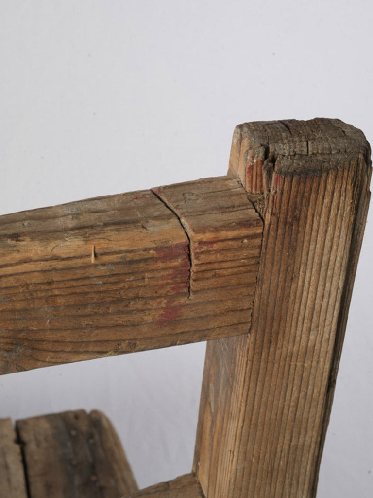 Distinctly rustic chair with charm