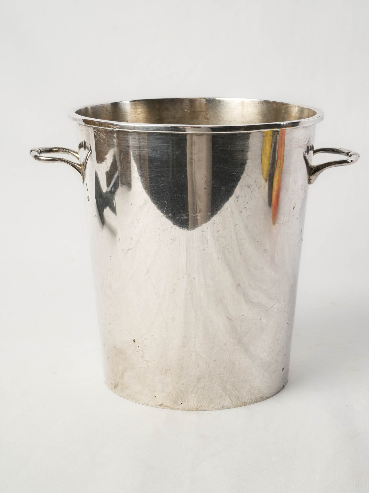 Mid-20th-Century Silvered-Metal Wine Cooler - 8"