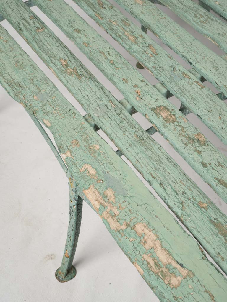 Period-authentic outdoor bench