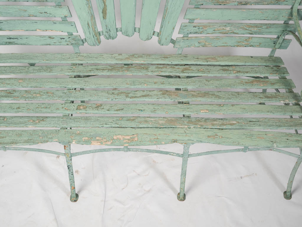 Transitional style park bench